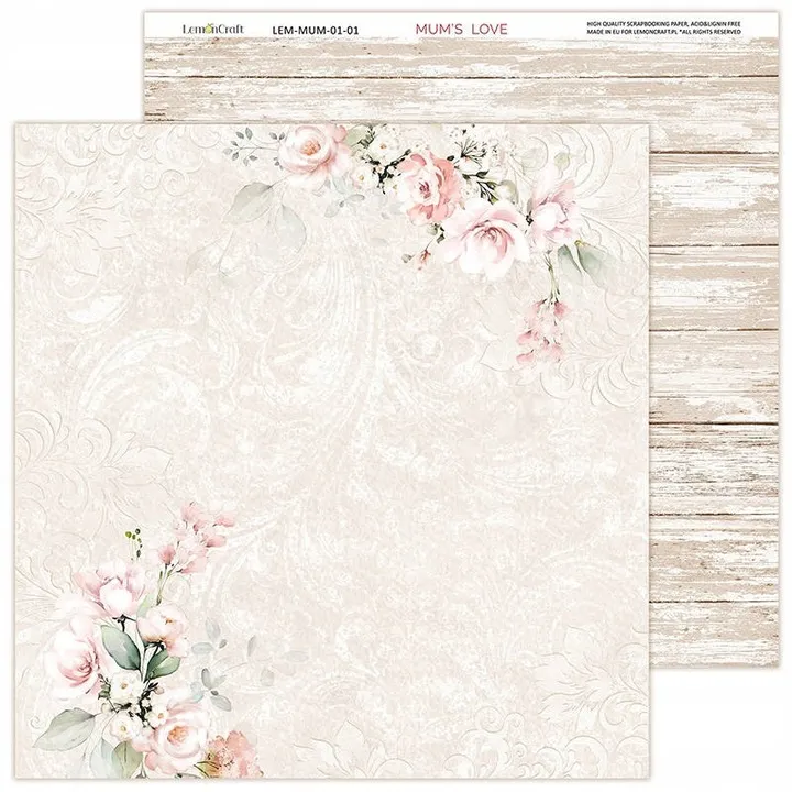 Zestaw papierów 30x30 Mum's Love - LemonCraft LEM-MUMS-01-6.webp
