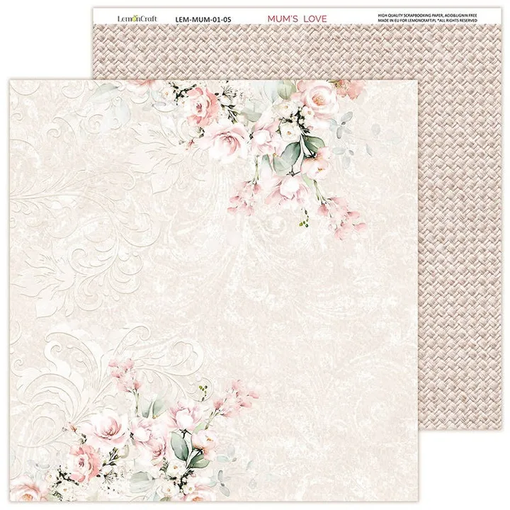 Zestaw papierów 30x30 Mum's Love - LemonCraft LEM-MUMS-01-2.webp