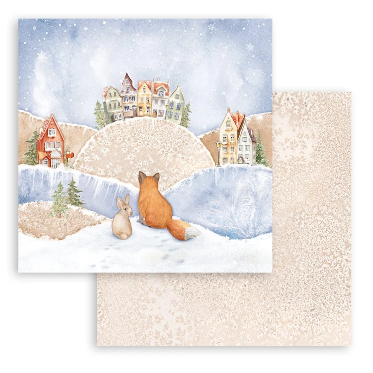 Zestaw papierów Winter Valley 30x30cm Stamperia SBBL139-3.jpg