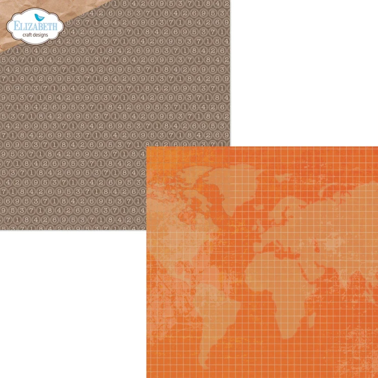 Zestaw papierów do scrapbookingu 30x30 Rest &amp; Relaxation - ELIZABETH craft designs C043-04.webp