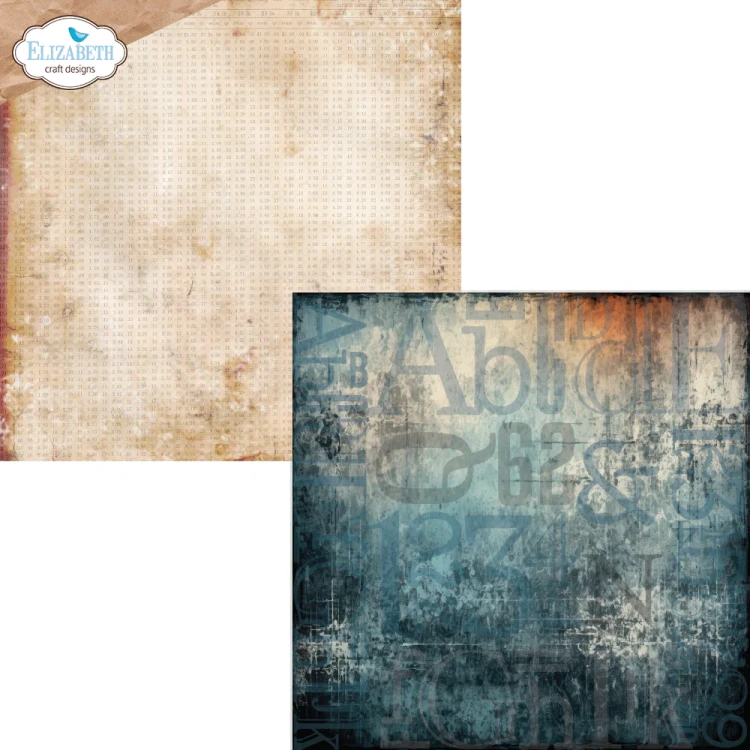 Zestaw papierów do scrapbookingu 30x30 Rest &amp; Relaxation - ELIZABETH craft designs C043-08.webp