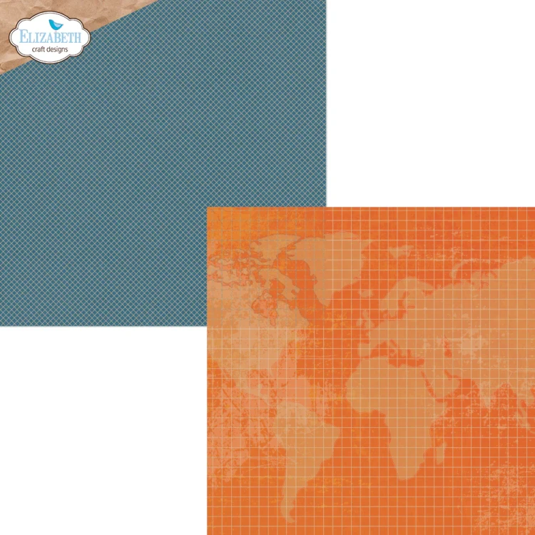 Zestaw papierów do scrapbookingu 30x30 Rest &amp; Relaxation - ELIZABETH craft designs C043-10.webp