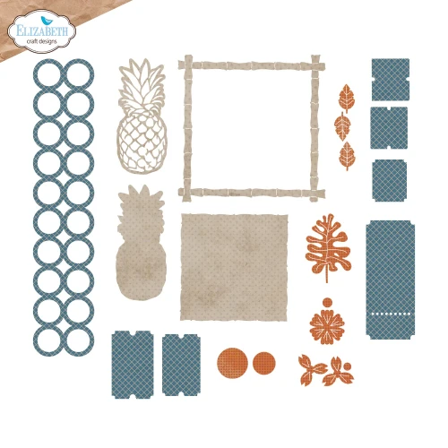 Zestaw wykrojników - Summer Vibes - ELIZABETH craft design 2359-02.webp
