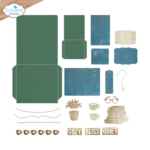 Zestaw wykrojników - Library Pockets &amp; Accessories - ELIZABETH craft design 2358-02.webp