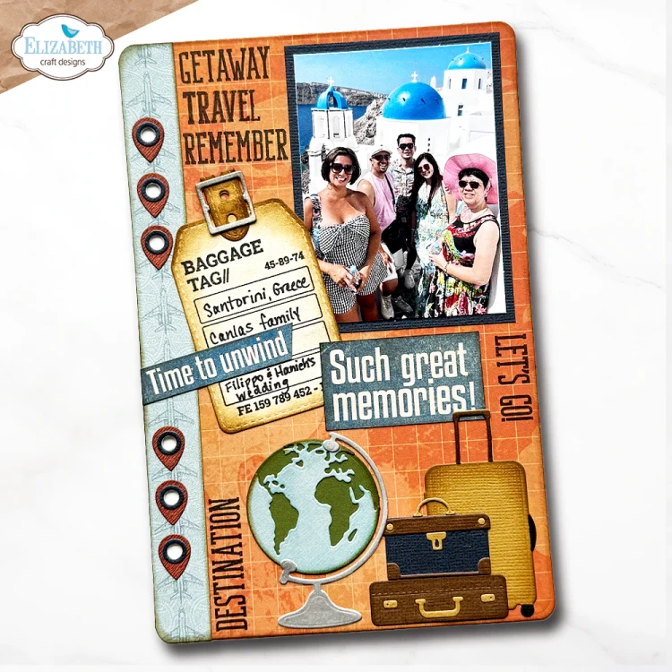 Zestaw wykrojników - Rounded Travel Page - ELIZABETH craft design 2356-06.webp