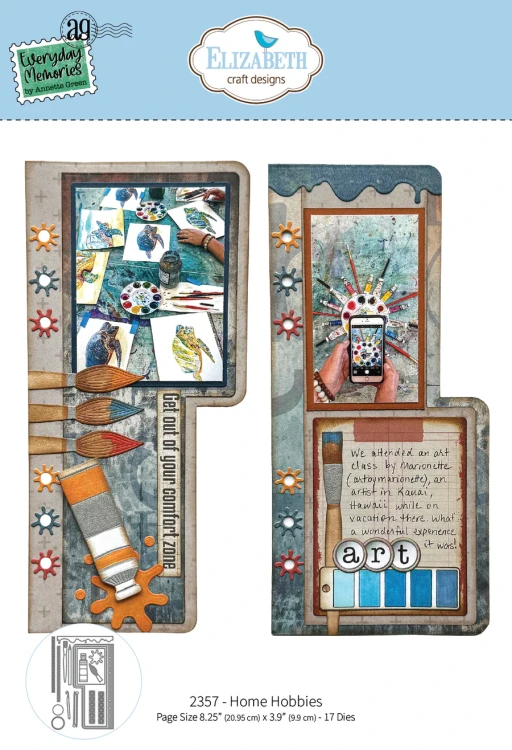 Zestaw wykrojników - Home Hobbies - ELIZABETH craft design 2357-01.webp