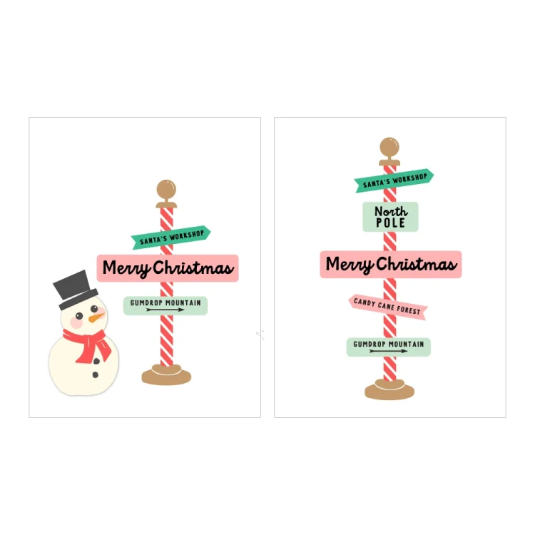 Zestaw stempli North Pole - Scrapbook.com (SBC-DS24-15)