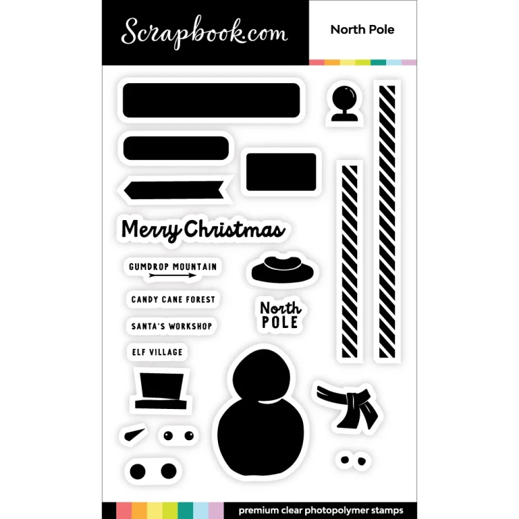 Zestaw stempli North Pole - Scrapbook.com (SBC-DS24-15)