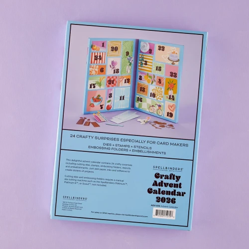 Scrapowy kalendarz adwentowy 2026 - Spellbinders (ADV-010)
