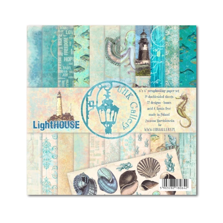 Zestaw papierów LightHOUSE 15x15 UHK Gallery (180642)