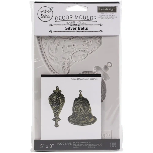 Foremka silikonowa 20x13 Silver Bells Redesign - Prima (646141)