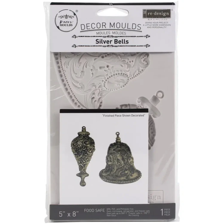 Foremka silikonowa 20x13 Silver Bells Redesign - Prima (646141)