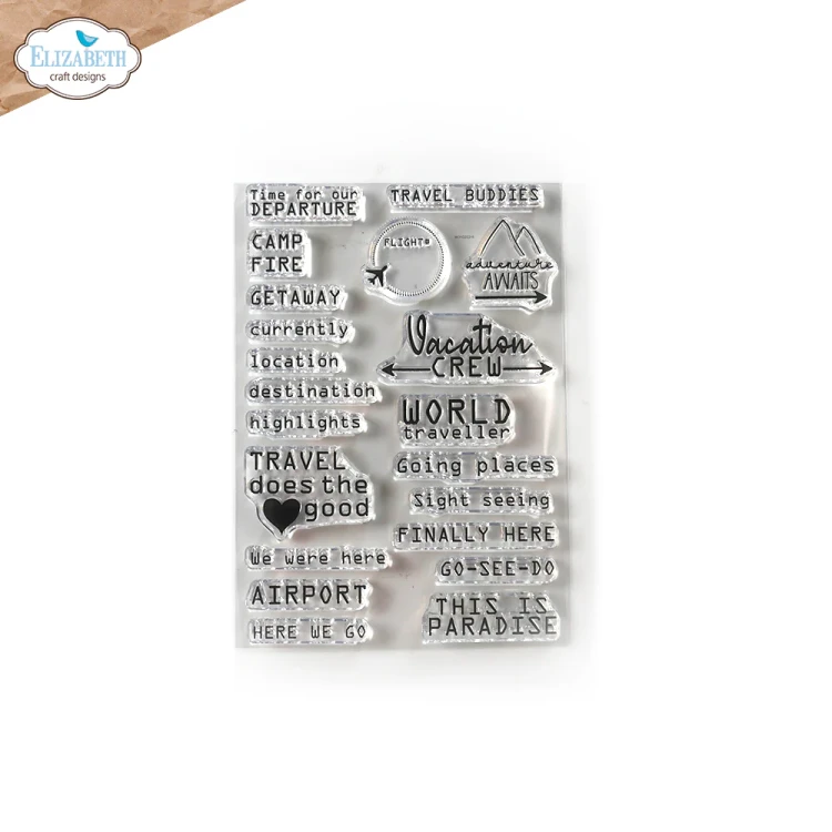 CS262 Zestaw stempli Adventure Awaits - ELIZABETH Craft Designs