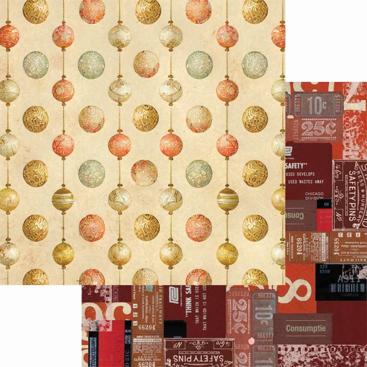 C020-11 Zestaw papierów do scrapbookingu 30x30 Christmas Field Notes - ELIZABETH craft designs