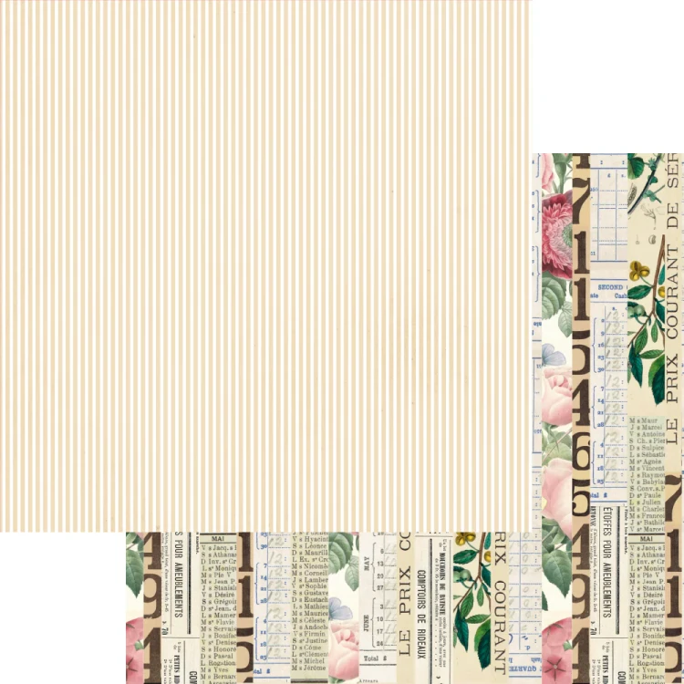 C016-2 Zestaw papierów do scrapbookingu 30x30 Petal Pink - ELIZABETH craft designs