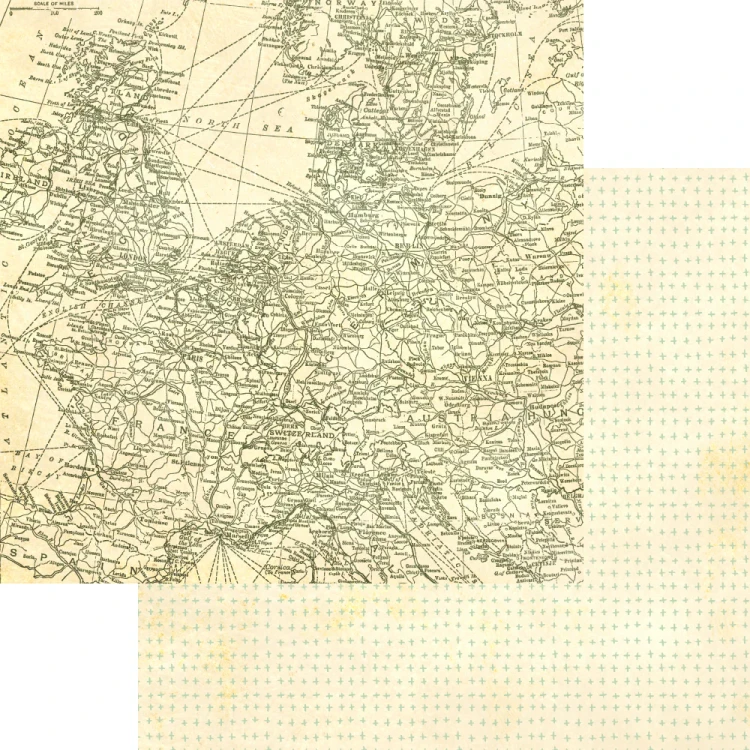C016-9 Zestaw papierów do scrapbookingu 30x30 Petal Pink - ELIZABETH craft designs
