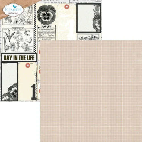 C021-2  Zestaw papierów do scrapbookingu 30x30 Key Lime Night - ELIZABETH craft designs
