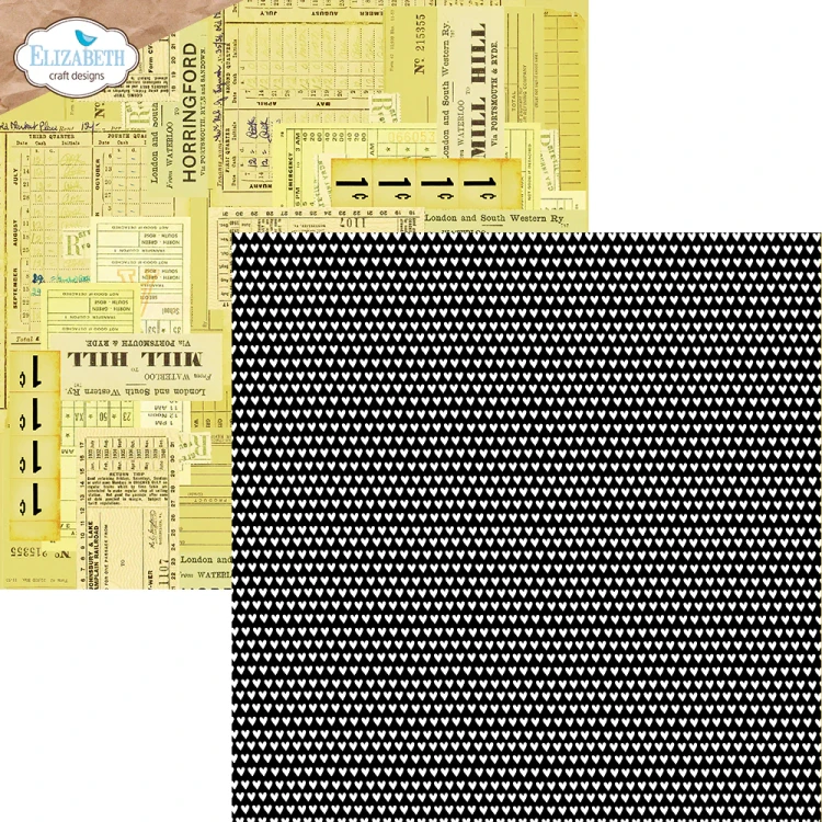 C021-5  Zestaw papierów do scrapbookingu 30x30 Key Lime Night - ELIZABETH craft designs