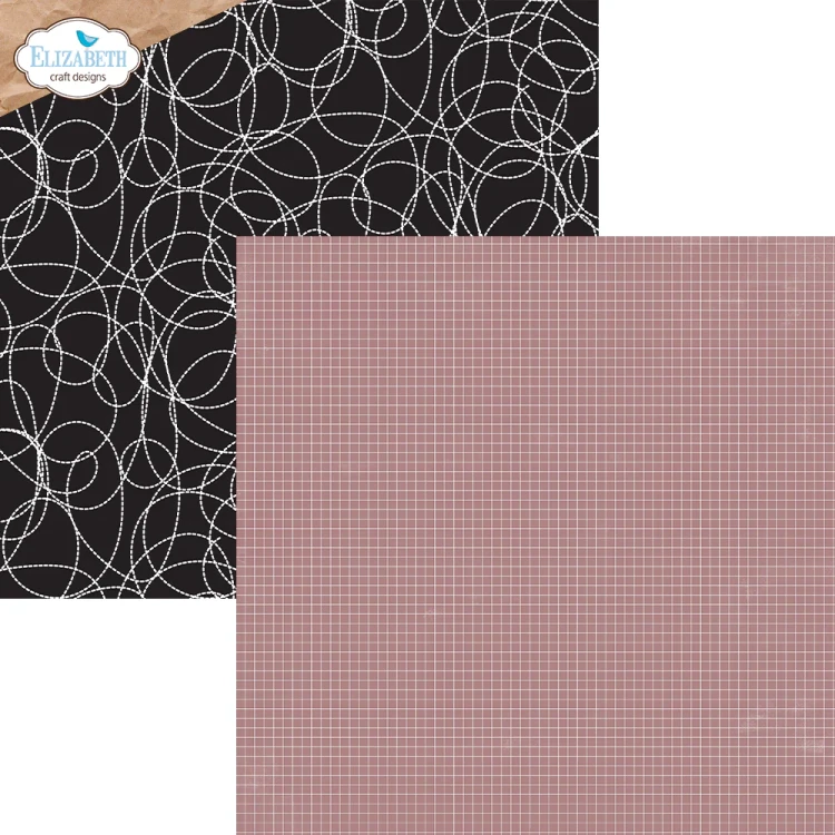 C021-6  Zestaw papierów do scrapbookingu 30x30 Key Lime Night - ELIZABETH craft designs