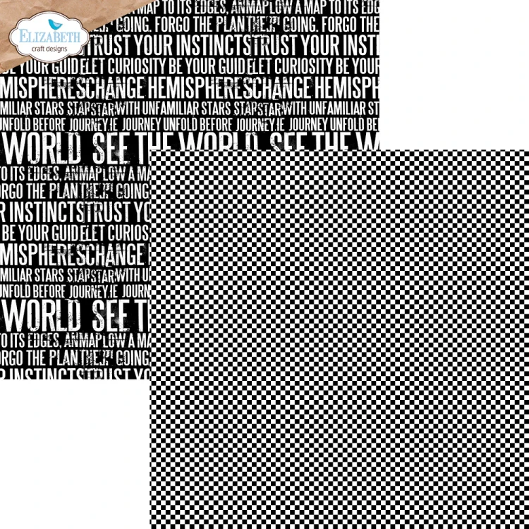 C021-7  Zestaw papierów do scrapbookingu 30x30 Key Lime Night - ELIZABETH craft designs