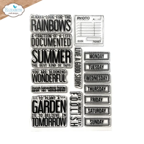 Zestaw stempli Best Kind Of Days - ELIZABETH Craft Designs (CS420) 1