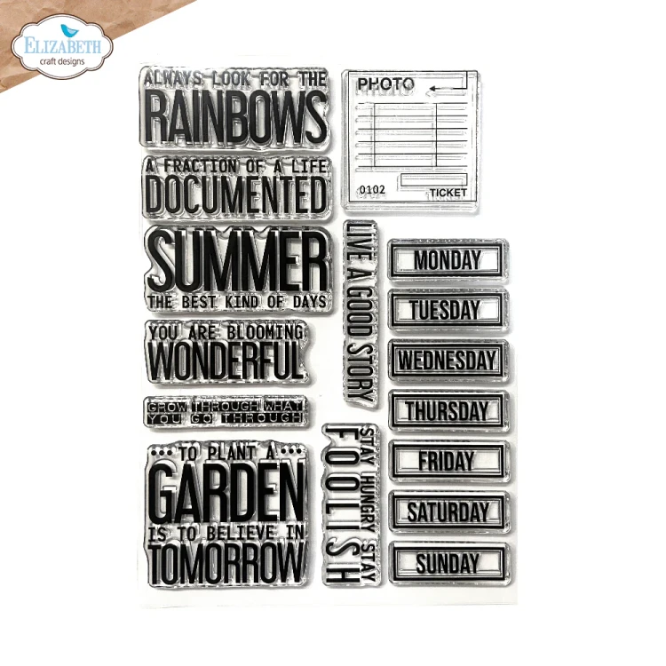 Zestaw stempli Best Kind Of Days - ELIZABETH Craft Designs (CS420) 1