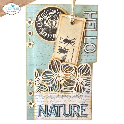 Zestaw stempli Wildflower - ELIZABETH Craft Designs (CS419) 2