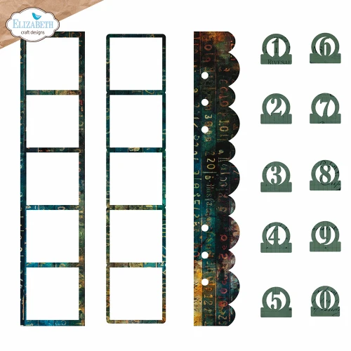 Zestaw wykrojników - Photoframe inlay - ELIZABETH Craft Designs (2282) 2