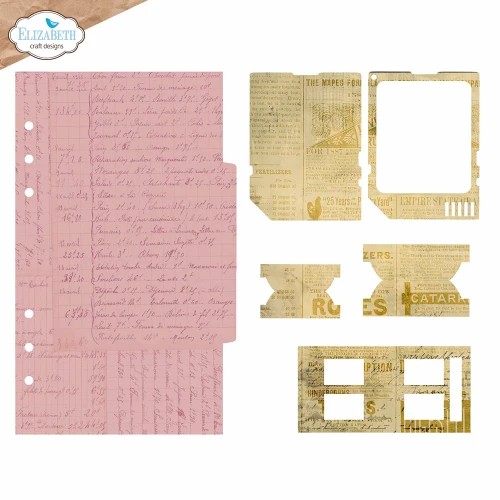 Zestaw wykrojników - Page with large tab 2 - ELIZABETH Craft Designs (2281) 2